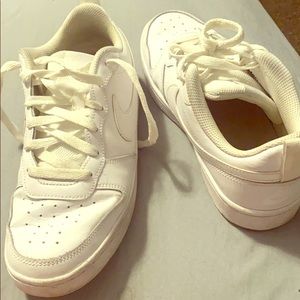 Classic white Nike's